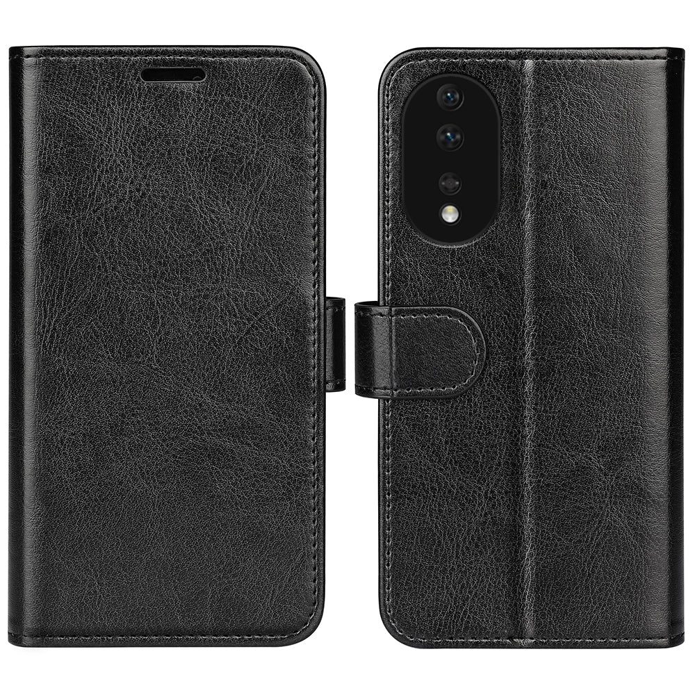 For Honor 80 5G Crazy Horse Texture PU Leather Magnetic Phone Case Stand Wallet Flip Cover For Honor 80 5G Crazy Horse Texture PU Leather Magnetic Phone Case Stand Wallet Flip Cover